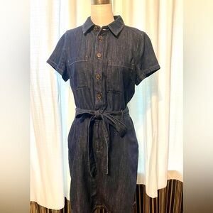 J. Crew Factory Denim Shirt Dress